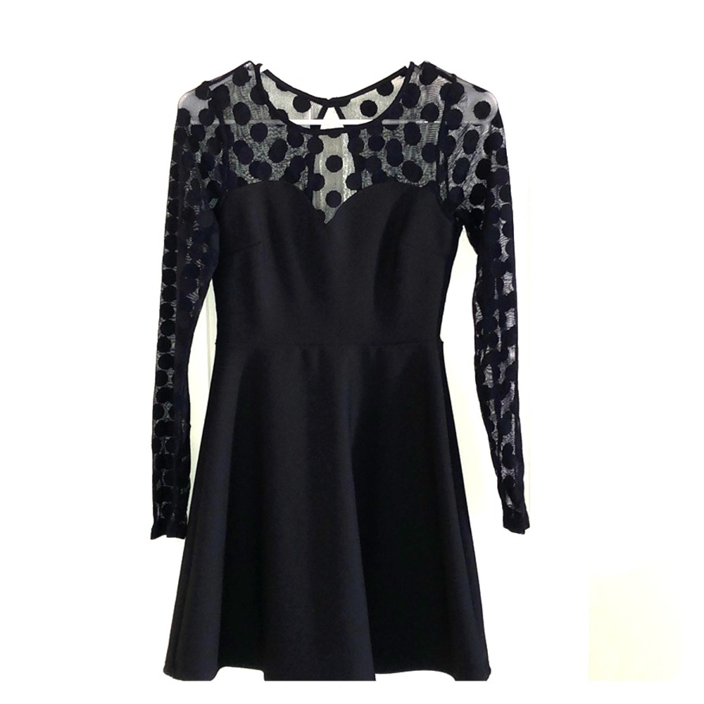 Lulus polka dot dress